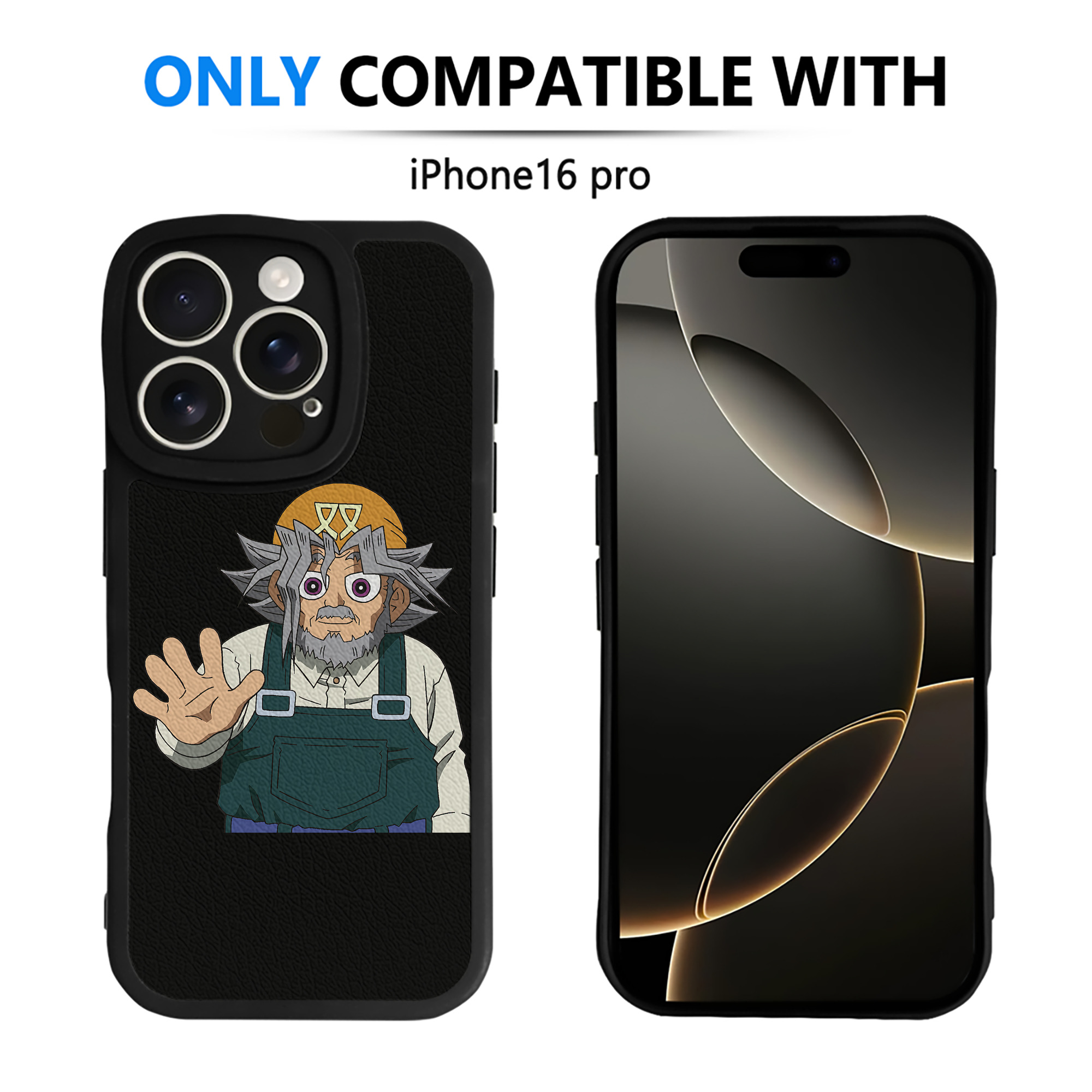 遊☆戯☆王 Yu-Gi-Oh! 【iPhone 16シリーズ対応】シリコンスマホケース（レザー調） 材質：シリコン